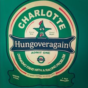 Charlotte Racing Hungoveragain Tee